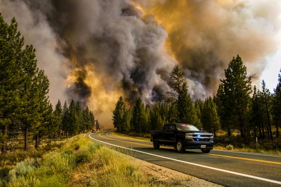 Map: Watch July's wildfire smoke travel across the country