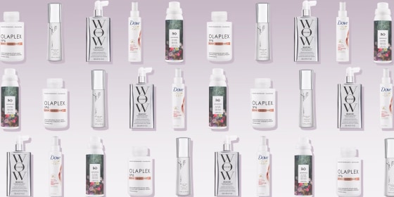 Illustration of different Heat protectant products