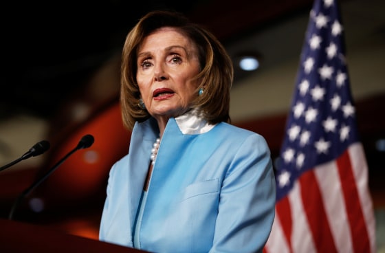 Speaker of the House Nancy Pelosi, D-Calif., speaks at the Capitol on Aug. 6, 2021.