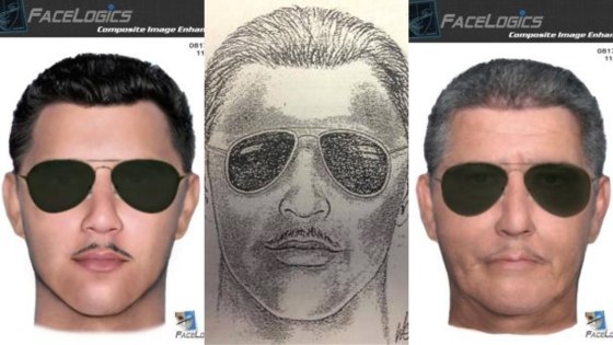 A composite sketch and an age-progression composite of what the suspect could look like today was released by deputies in the hope that someone will recognize him and come forward.