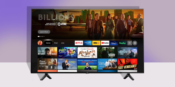 Illustration of the new Amazon Fire TV Omni Series