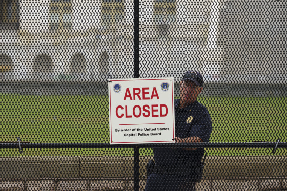 Image: Washington, DC Security Heightened Ahead Of September 18 Rally