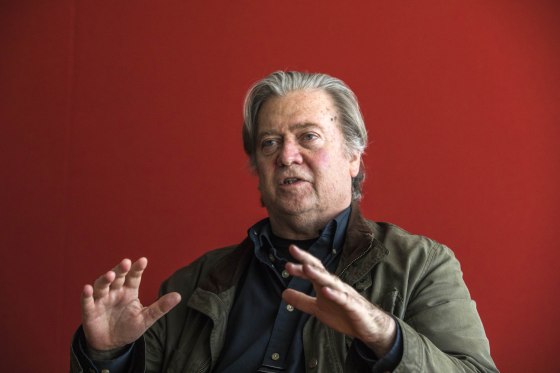 Image: Steve Bannon, the former adviser to President Donald Trump, in New York.