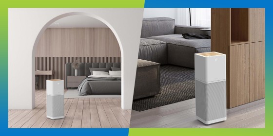 Two images of the new Bemis air purifier