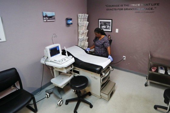 The operating room at the Whole Woman's Health clinic in Fort Worth, Texas, in 2019.