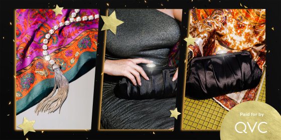 Three images of products from QVC to buy for New Year's