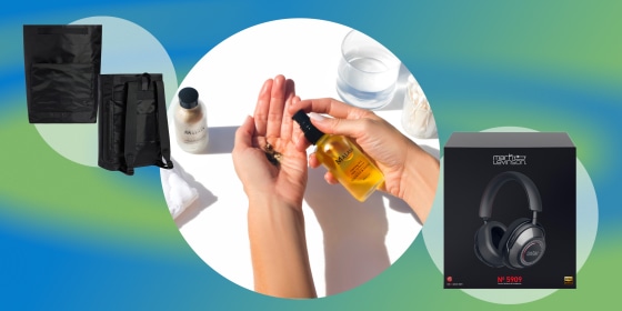 Notable releases include State Bags' Zero Waste Bags, Malaya Organics travel-ready skin care and Mark Levinson's new No. 5909 wireless headphones.