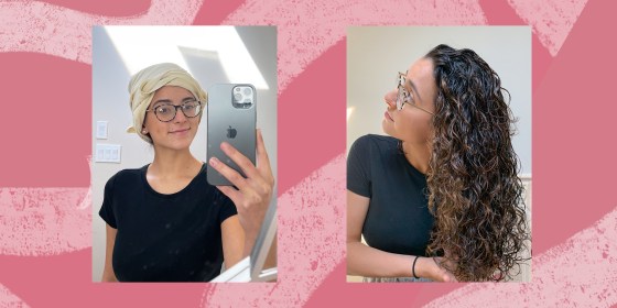 Hair plopping is important to my curly hair routine — Here's why