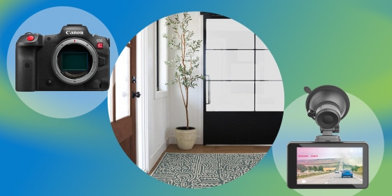 New launches include the Canon EOS R5 C, Keith Haring Ruggable doormats and a dashcam from Car and Driver.