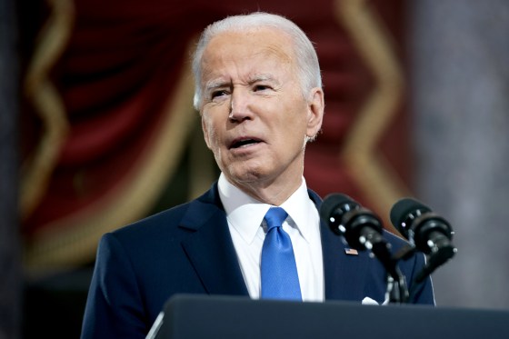 Image: President Biden Speaks At U.S. Capitol On Anniversary Of January 6 Attack