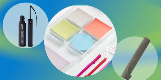 Today, we're highlighting a yoga mat from prAna, a new Post-It collection and jet-black eyeliner from Freck Beauty.