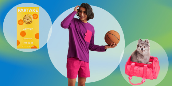 Today’s new releases: Caraa’s pet collection, Partake’s lemon cookies and Bonobos’s Fielder line.