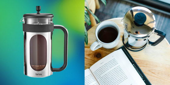 Experts recommended purchasing French press brewers made with glass carafes so you can watch the brewing process unfold.