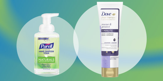 Notable releases this week include hair care products from Dove and hand sanitizer from Purell.