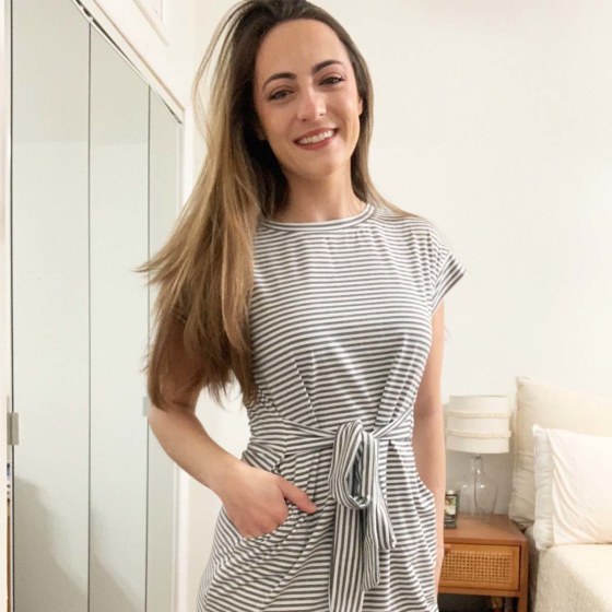 This casual T shirt dress from Amazon is perfect for spring