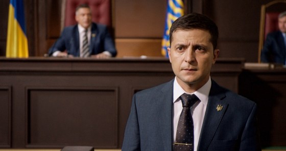Volodymyr Zelenskyy in \"Servant of the People\" on Netflix.