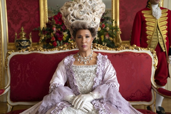 Image: Golda Rosheuvel as Queen Charlotte in episode 206 of Bridgerton.