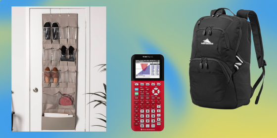 Check out a shoe organizer, calculator, and backpack available for their lowest price in months at Target’s College sale. 