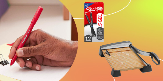 These items are available for deep discounts, including pens at their lowest price ever.