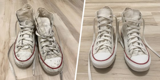 How to clean dirty white converse online