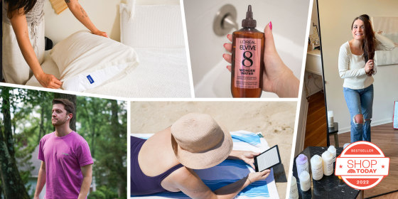 Illustration of different products that are bestsellers