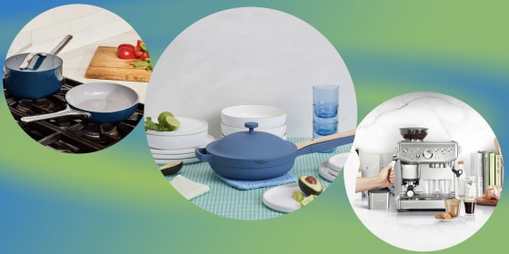 Our Place pan, Caraway new Mini's and a Breville machine