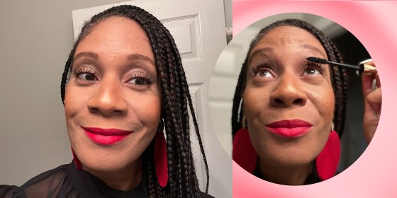 Using the L'Oreal Paris Age Perfect Lash Magnifying Waterproof Mascara