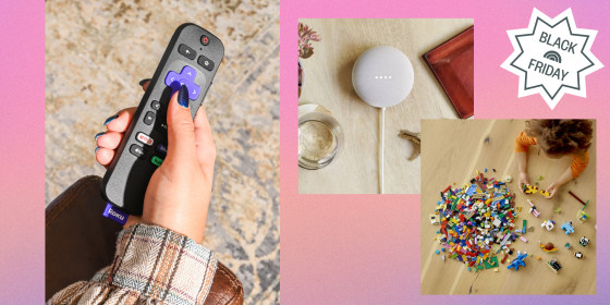 TV remote, google next and lego's