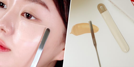 makeup spatula korean