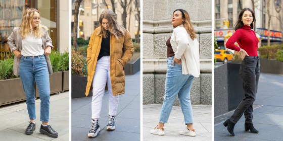 We tried American Eagle's mom jeans — here's what we thought