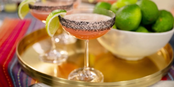 Classic Margarita, Spicy Mango Margarita, Strawberry Margarita & Pineapple Margarita