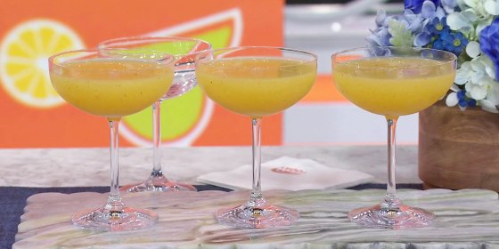 Ciara's Hot Honey Peach Daiquiri Recipe Ciara's Hot Honey Peach Daiquiri Recipe