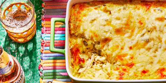 Green Chile Chicken Enchiladas