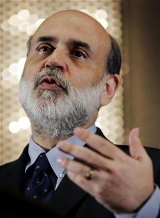 Federal Reserve Chairman Ben Bernanke answers a question at a meeting of the National Bureau of Economic Research last week.