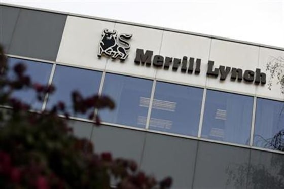 A Merrill Lynch office building is seen in Great Neck, N.Y., earlier this year. Merrill Lynch & Co Inc. said on Monday it would sell most of its middle-market lending business to General Electric Co.'s commercial finance arm in a deal to free up capital.