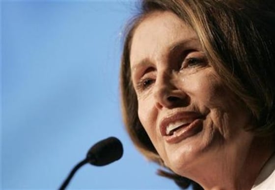 U.S. House Speaker Nancy Pelosi speaks about healthcare reform in San Francisco