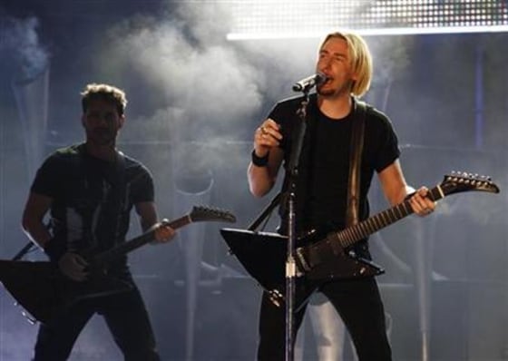 Frontman for Nickelback Kroeger performs during the 2009 MuchMusic Video Awards in Toronto
