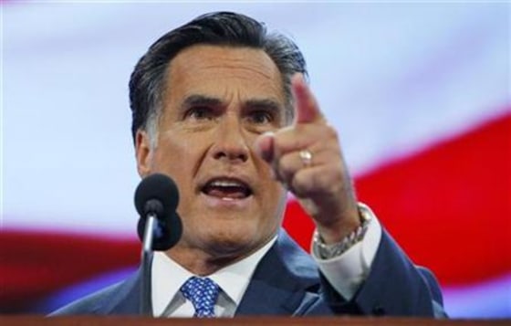 Former Republican presidential candidate Romney addresses the third session of the 2008 Republican National Convention in St. Paul, Minnesota