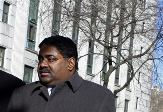 Galleon hedge fund founder Raj Rajaratnam arrives at Federal Court in New York