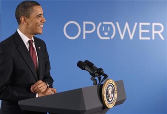 Obama speaks on clean energy at Opower in Arlington