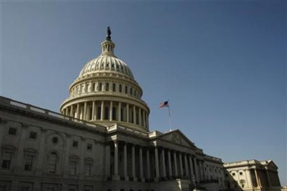 The United States Capitol building is seen as legislators move into a weekend of crucial health care deliberations in Washington