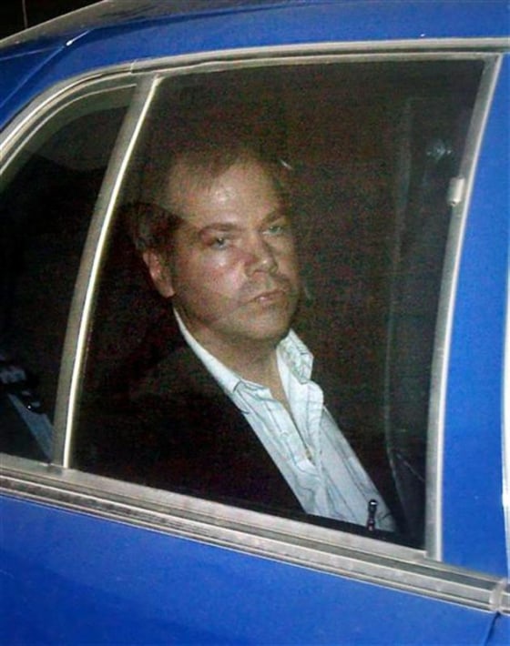 John Hinckley Jr. arrives at the E. Barrett Prettyman U.S. District Court in Washington in this November 19, 2003 file photo