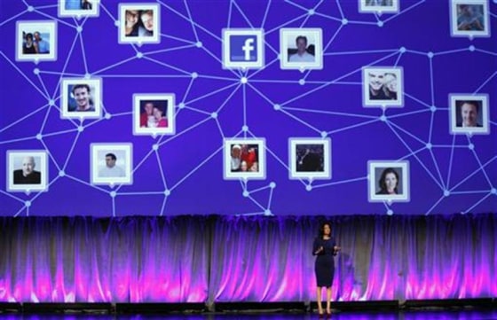 Facebook Chief Operating Officer Sheryl Sandberg delivers a keynote address at Facebook's \"fMC\" global event for marketers in New York City