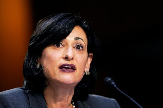 Dr. Rochelle Walensky, director of the Centers for Disease Control and Prevention, testifies during a Senate hearing to examine the Covid-19 response on March 18, 2021.