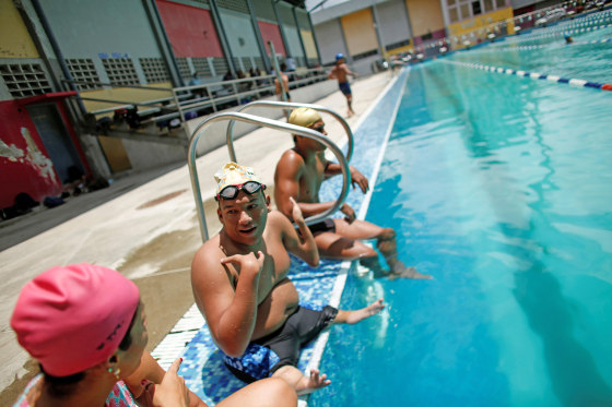 Image: Venezuelan Paralympic swimmer dreams of gold at Tokyo Paralympics