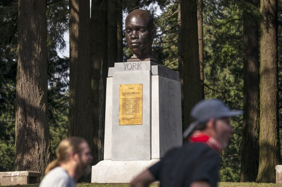 Statue Of Black Explorer Mysteriously Erected In Mt. Tabor Park