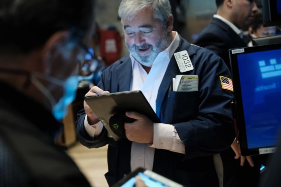 Image: Traders work on the floor of the New York Stock Exchange on Nov. 5, 2021.