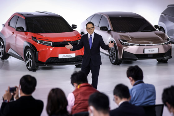 Toyota Motor President Akio Toyoda Announces EV Battery Strategies