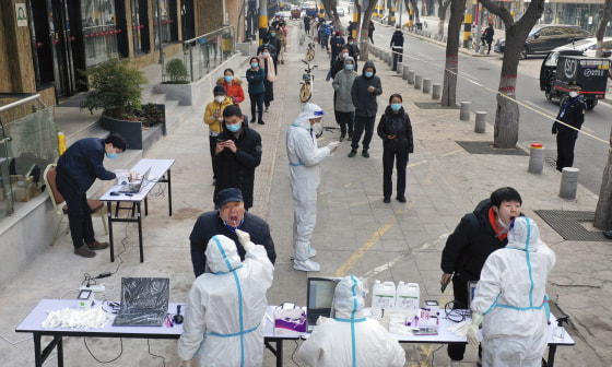 Image: Xi'an covid lockdown