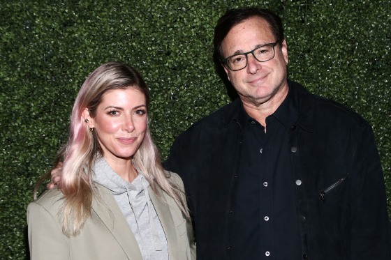 Kelly Rizzo and Bob Saget attend Wheelhouse and Rally's fundraiser on Oct. 13, 2021, in Los Angeles.